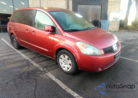 2004 Nissan Quest 3.5 S z USA, uszkodzony, nr VIN 5N1BV28U34N327445